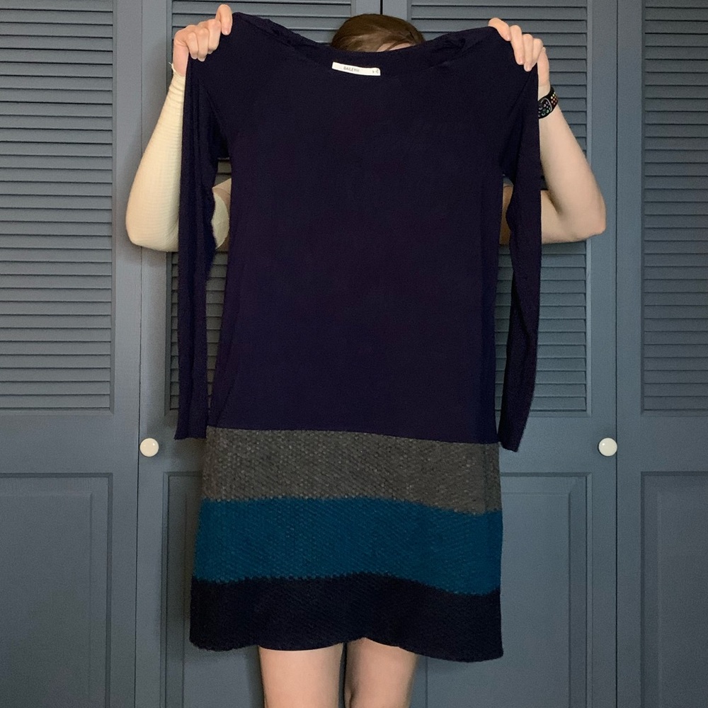 Knit bottom dress